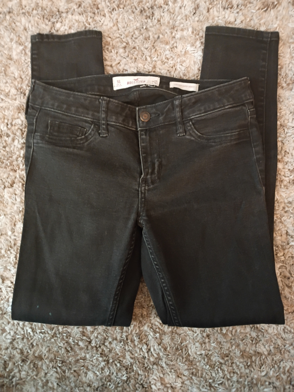 Hollister Women’s Black Skinny Jeans Size 5